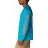 imageColumbia Mens PFG Terminal Tackle PFG Patriot Long Sleeve ShirtOcean TealCorange Logo
