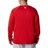 imageColumbia Mens PFG Terminal Tackle PFG Patriot Long Sleeve ShirtRed SparkWhite Logo