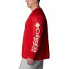 imageColumbia Mens PFG Terminal Tackle PFG Patriot Long Sleeve ShirtRed SparkWhite Logo