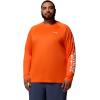 imageColumbia Mens PFG Terminal Tackle PFG Patriot Long Sleeve ShirtSpark OrangeWhite Logo