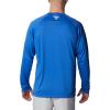 imageColumbia Mens PFG Terminal Tackle PFG Patriot Long Sleeve ShirtVivid BlueBright Nectar Logo