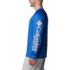imageColumbia Mens PFG Terminal Tackle PFG Patriot Long Sleeve ShirtVivid BlueBright Nectar Logo