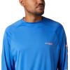 imageColumbia Mens PFG Terminal Tackle PFG Patriot Long Sleeve ShirtVivid BlueBright Nectar Logo
