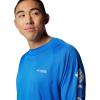 imageColumbia Mens PFG Terminal Tackle PFG Patriot Long Sleeve ShirtVivid BlueCool Grey Logo