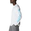 imageColumbia Mens PFG Terminal Tackle PFG Patriot Long Sleeve ShirtWhiteAtoll Logo