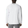 imageColumbia Mens PFG Terminal Tackle PFG Patriot Long Sleeve ShirtWhiteAtoll Logo