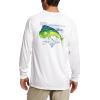 imageColumbia Mens PFG Terminal Tackle PFG Patriot Long Sleeve ShirtWhiteDorado 1