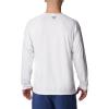 imageColumbia Mens PFG Terminal Tackle PFG Patriot Long Sleeve ShirtWhiteNightshade Logo