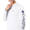 imageColumbia Mens PFG Terminal Tackle PFG Patriot Long Sleeve ShirtWhiteNightshade Logo