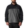 imageColumbia Mens Steens Mountain Half Zip Soft Fleece JacketBlack  Grill