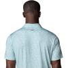 imageColumbia Mens Super Slack Tide II Stretch PoloCrushed Blue Poppin