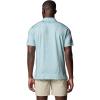 imageColumbia Mens Super Slack Tide II Stretch PoloCrushed Blue Poppin