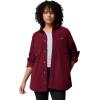 imageColumbia Womens Blue Point Creek Corduroy Shirt JacketRich Wine