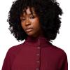 imageColumbia womens Holly Hideaway Waffle Half SnapRich Wine