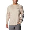 imageColumbia Mens PFG Terminal Tackle PFG Patriot Long Sleeve ShirtAncient FossilCarbon Logo