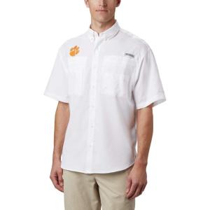 imageColumbia Mens CLG Tamiami Short Sleeve ShirtCle  White