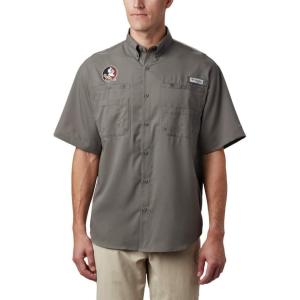 imageColumbia Mens CLG Tamiami Short Sleeve ShirtFsu  Charcoal
