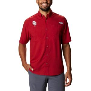 imageColumbia Mens CLG Tamiami Short Sleeve ShirtOk  Red Velvet