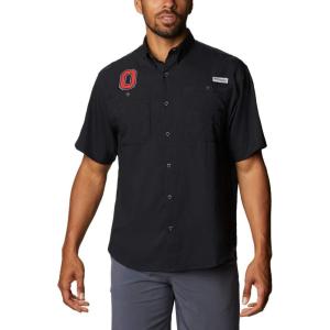 imageColumbia Mens CLG Tamiami Short Sleeve ShirtOs  Black