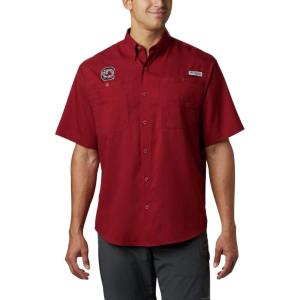 imageColumbia Mens CLG Tamiami Short Sleeve ShirtSc  Beet