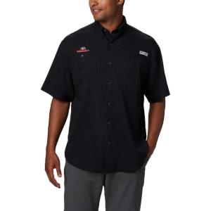 imageColumbia Mens CLG Tamiami Short Sleeve ShirtUga  Black