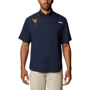 imageColumbia Mens CLG Tamiami Short Sleeve ShirtWv  Collegiate Navy