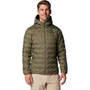 imageColumbia Mens Delta Ridge II Down Hooded Jacket Stone Green XLarge