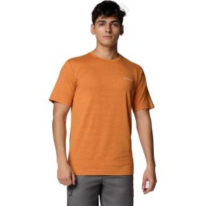imageColumbia Mens Kwick Hike Back Graphic Short Sleeve TeeTuscan HeatherPlanet Watch