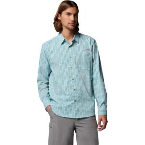 imageColumbia Mens PFG Harbor Peak Long Sleeve ShirtMarine Light Offshore Tartan