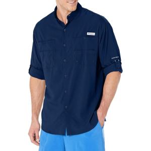 imageColumbia Mens PFG Tamiami II Long Sleeve ShirtCarbon