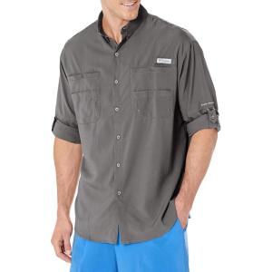 imageColumbia Mens PFG Tamiami II Long Sleeve ShirtCity Grey