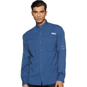 imageColumbia Mens PFG Tamiami II Long Sleeve ShirtHydrangea