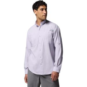 imageColumbia Mens PFG Tamiami II Long Sleeve ShirtLavender Pearl