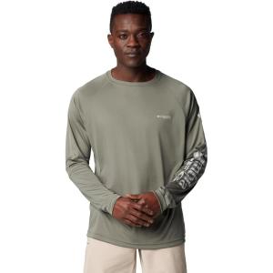 imageColumbia Mens PFG Terminal Tackle PFG Patriot Long Sleeve ShirtCypressCool Grey Logo