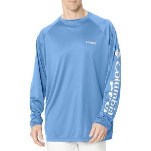 imageColumbia Mens PFG Terminal Tackle PFG Patriot Long Sleeve ShirtWhite CapWhite Logo