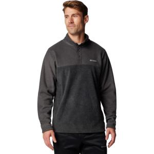 imageColumbia Mens Steens Mountain Half Snap Fleece Jacket Charcoal HeatherShark Medium