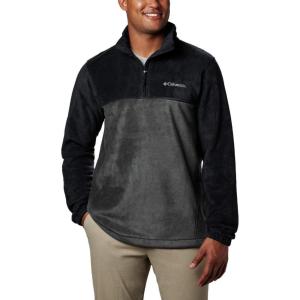 imageColumbia Mens Steens Mountain Half Zip Soft Fleece JacketBlack  Grill