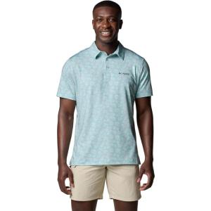 imageColumbia Mens Super Slack Tide II Stretch PoloCrushed Blue Poppin
