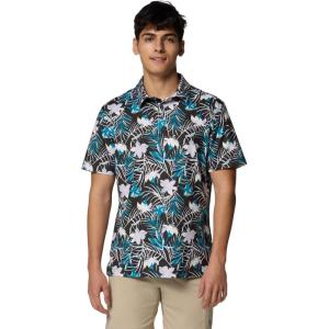 imageColumbia Mens Super Slack Tide II Stretch PoloShark Tropicfield