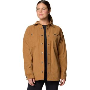 imageColumbia Womens Blue Point Creek Corduroy Shirt JacketCamel Brown