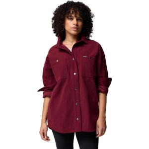 imageColumbia Womens Blue Point Creek Corduroy Shirt JacketRich Wine
