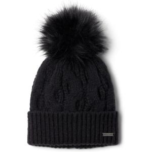 imageColumbia Womens Boundless Days Cable Knit Pom BeanieBlack