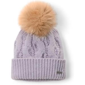 imageColumbia Womens Boundless Days Cable Knit Pom BeanieLavender Pearl