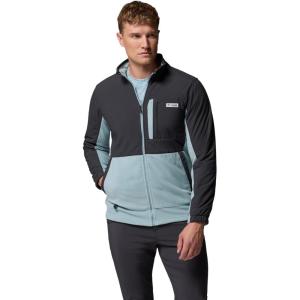 imageColumbia mens Pfg Uncharted Fleece Full ZipSharkCrushed Blue
