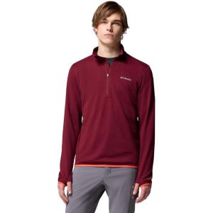 imageColumbia mens Tech Trail Utility Warm Half ZipRich Wine