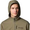imageColumbia Mens Ascender II Hooded Softshell Rain JacketStone Green