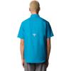 imageColumbia Mens Blood and Guts V Short Sleeve ShirtBlue Echo