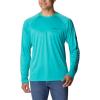 imageColumbia Mens Fork Stream Long Sleeve ShirtBright Aqua