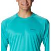 imageColumbia Mens Fork Stream Long Sleeve ShirtBright Aqua