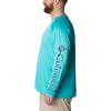 imageColumbia Mens Fork Stream Long Sleeve ShirtBright Aqua